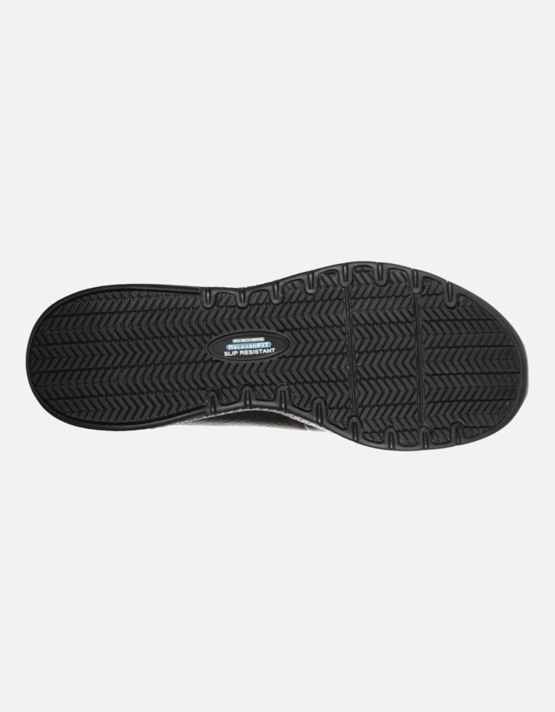Marsing Gmina Leather Women's Black Safety Trainers