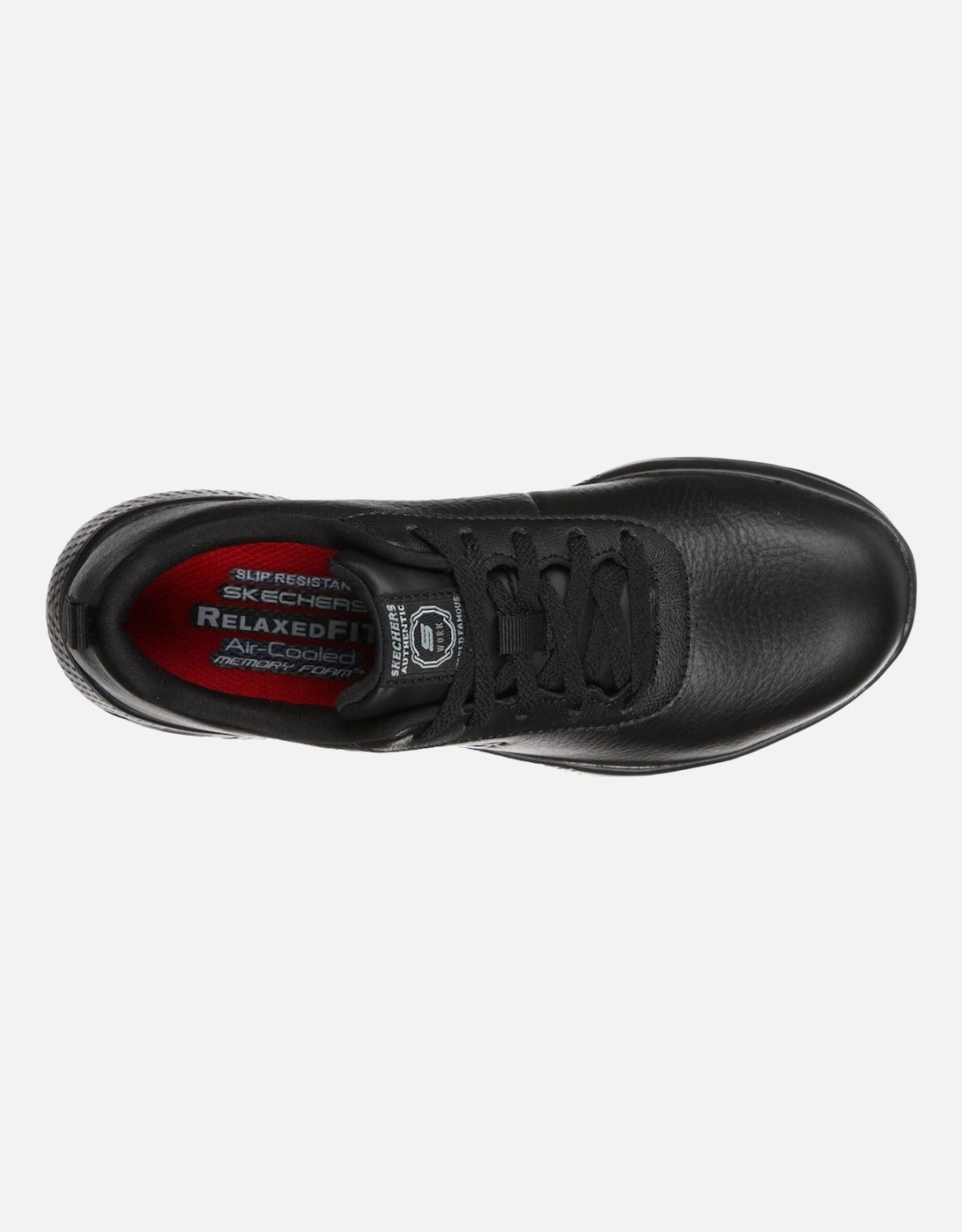Marsing Gmina Leather Women's Black Safety Trainers