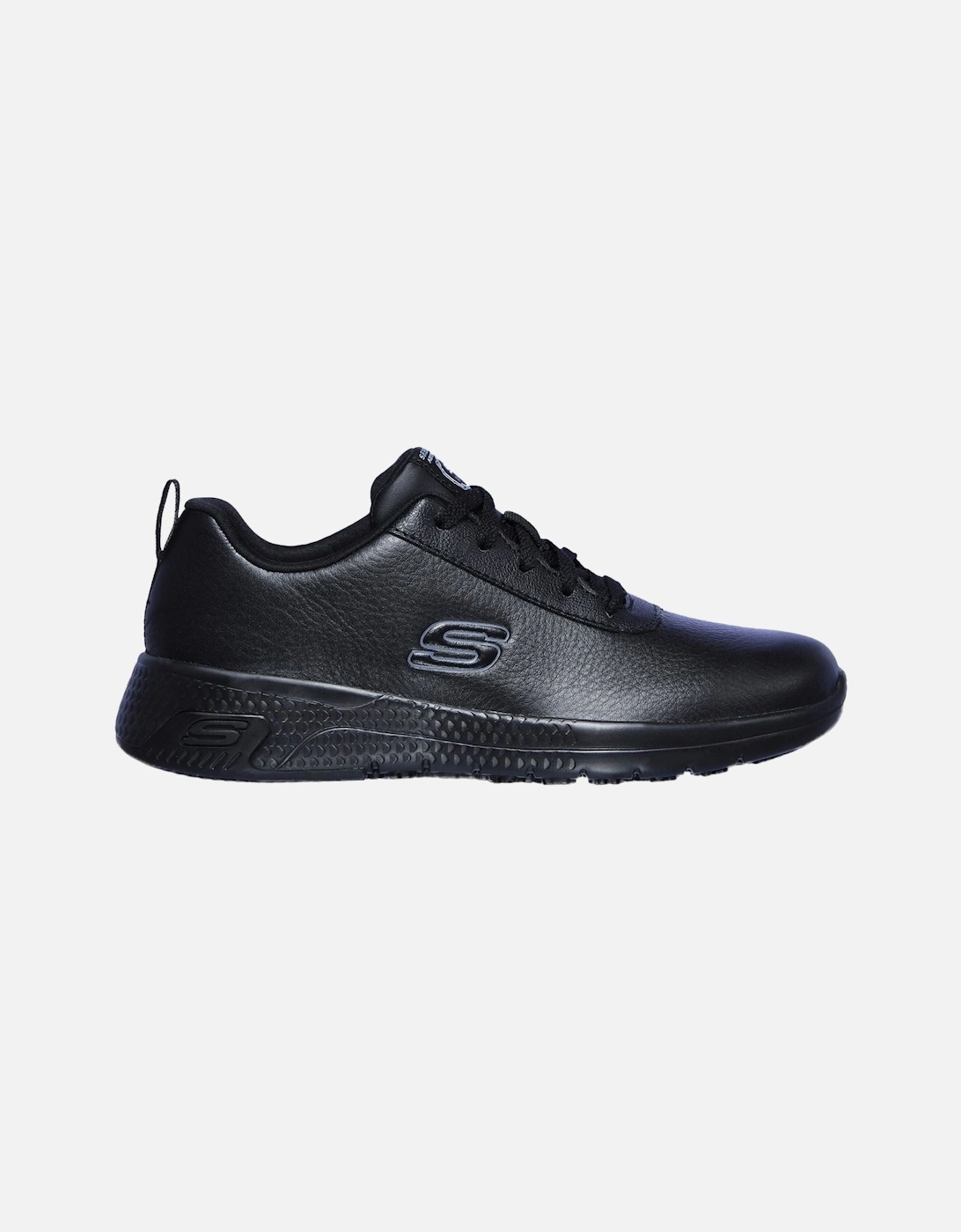 Marsing Gmina Leather Women's Black Safety Trainers