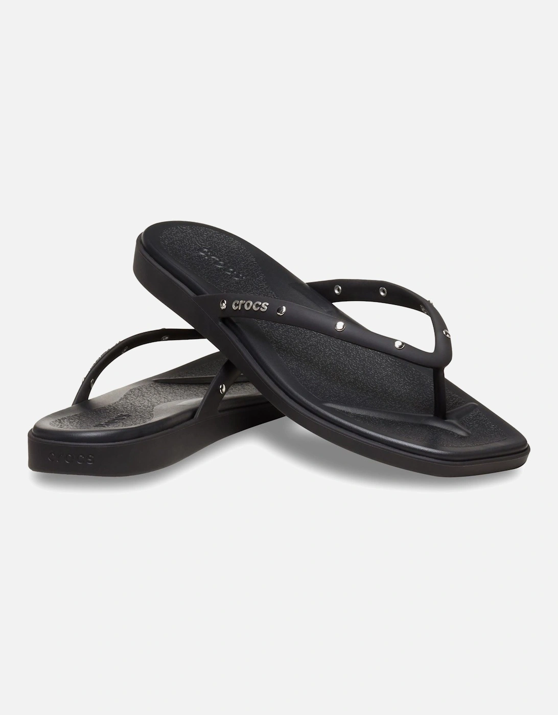 Miami Studded Flip Thermoplastic Women's Black Flip Flops