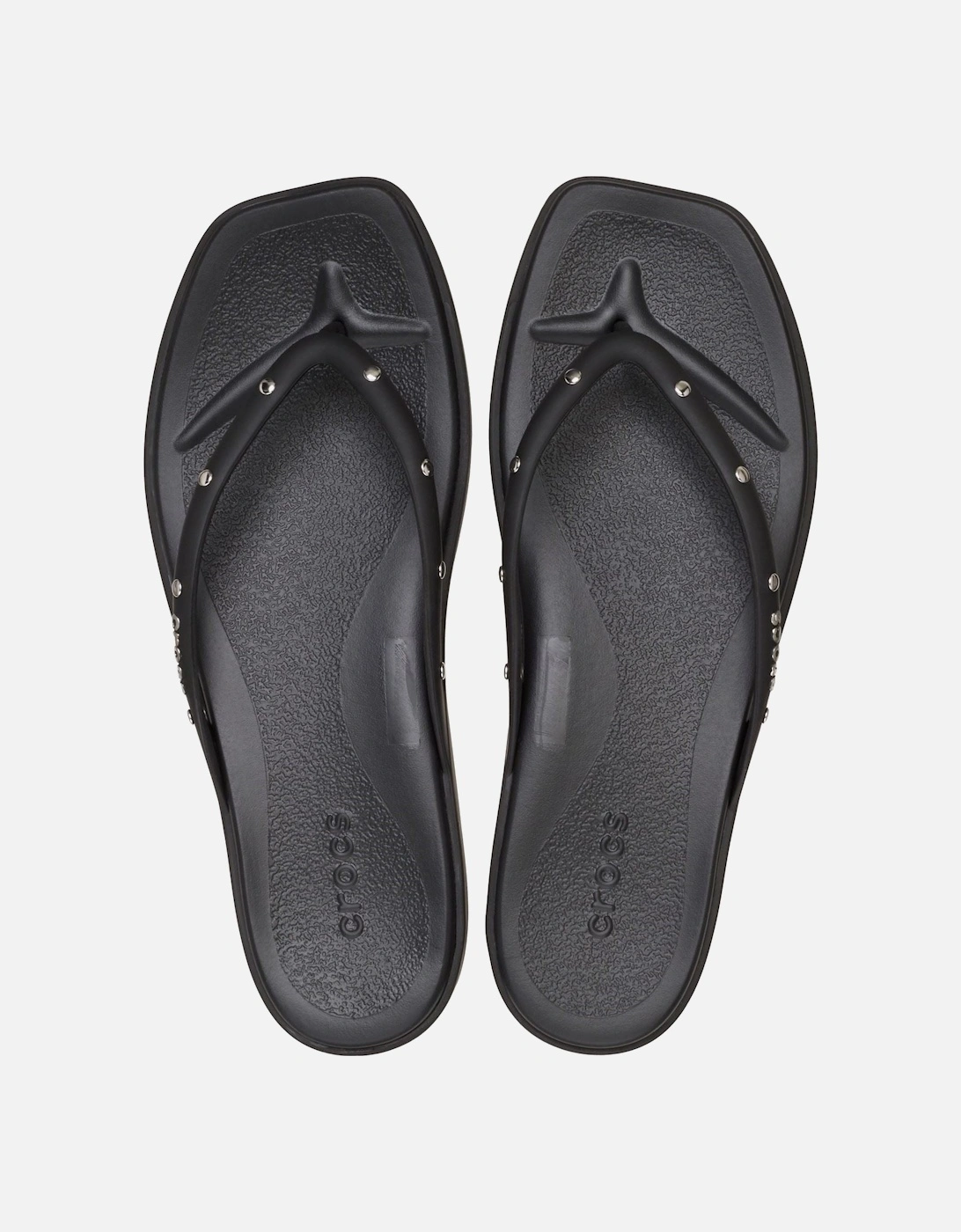 Miami Studded Flip Thermoplastic Women's Black Flip Flops