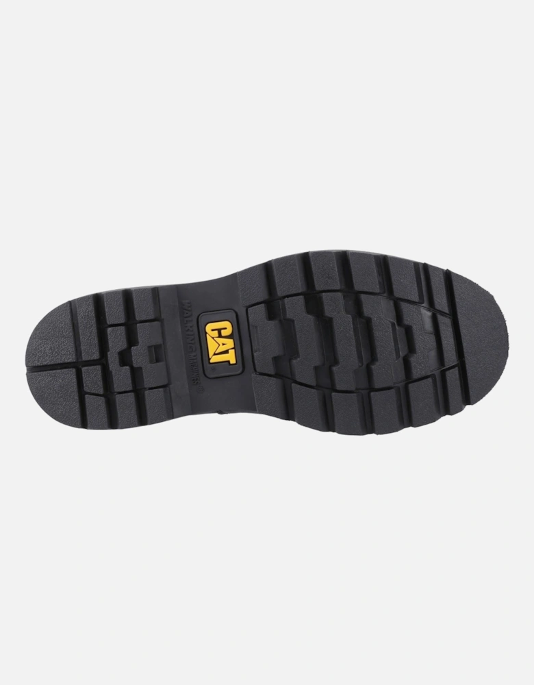 CAT Lifestyle Colorado Moc Toe Low Leather Men's Black Lace-Up Shoes