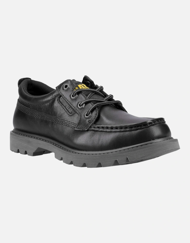CAT Lifestyle Colorado Moc Toe Low Leather Men's Black Lace-Up Shoes