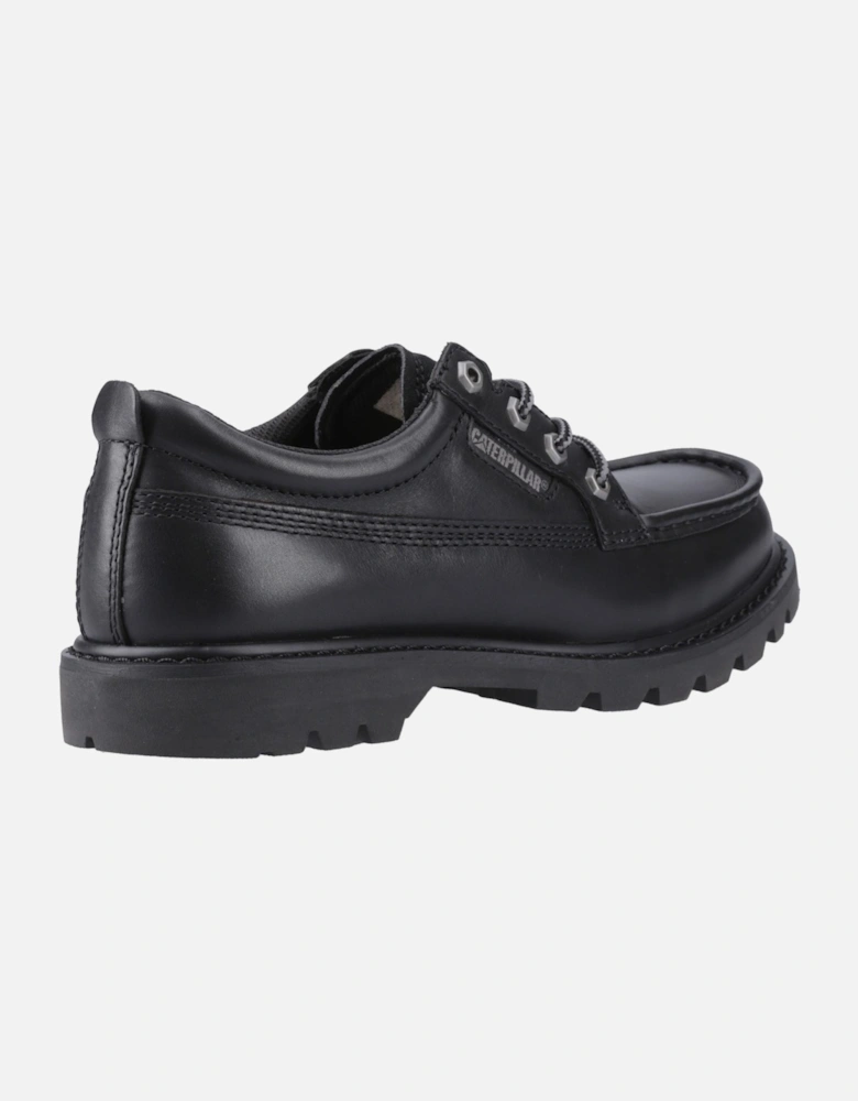CAT Lifestyle Colorado Moc Toe Low Leather Men's Black Lace-Up Shoes
