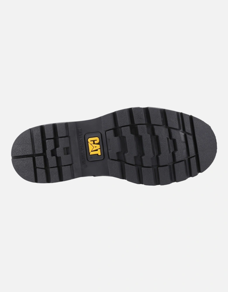 CAT Lifestyle Colorado Moc Toe Low Leather Men's Black Lace-Up Shoes
