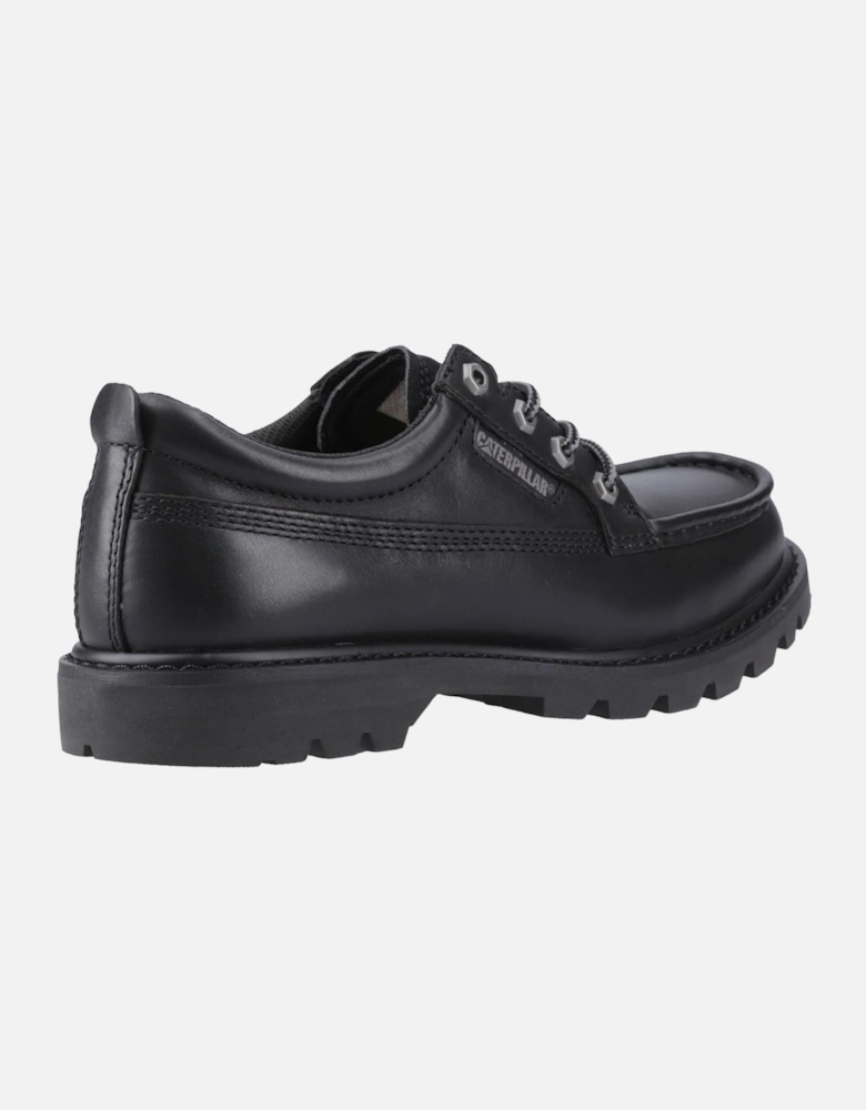 CAT Lifestyle Colorado Moc Toe Low Leather Men's Black Lace-Up Shoes