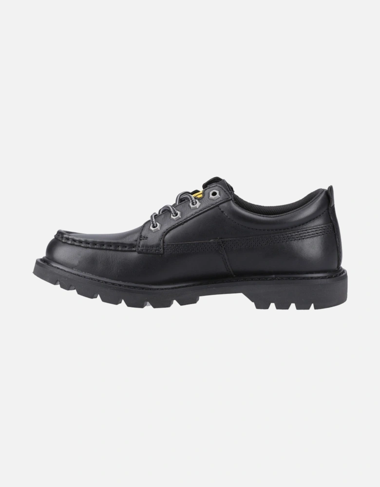 CAT Lifestyle Colorado Moc Toe Low Leather Men's Black Lace-Up Shoes