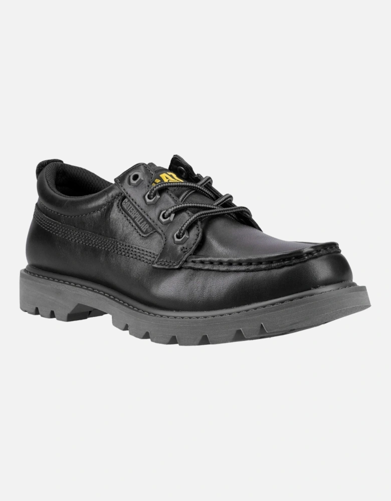 CAT Lifestyle Colorado Moc Toe Low Leather Men's Black Lace-Up Shoes