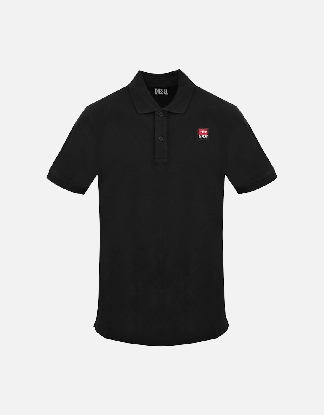Small Patch Logo Black Caviar Polo Shirt, 3 of 2