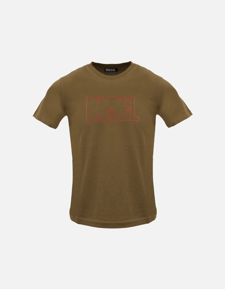 Outlined Logo Brown Coffee Liqueur T-Shirt