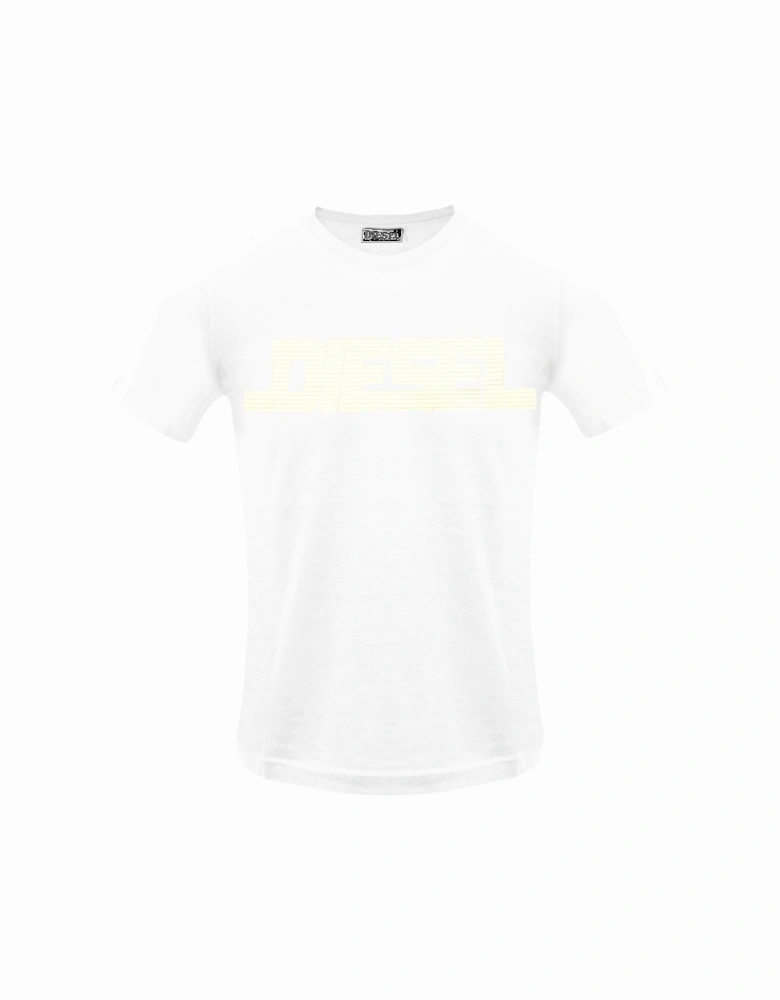 Monotone Logo Bright White T-Shirt
