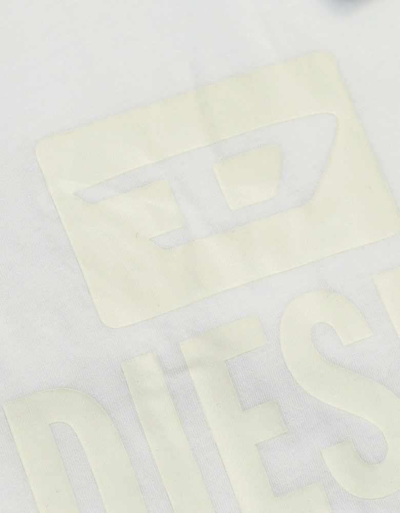 Monotone Logo Bright White T-Shirt