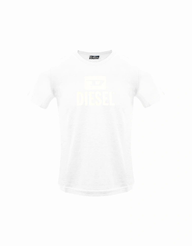 Monotone Logo Bright White T-Shirt