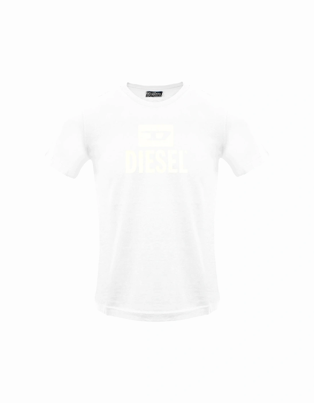 Monotone Logo Bright White T-Shirt, 4 of 3