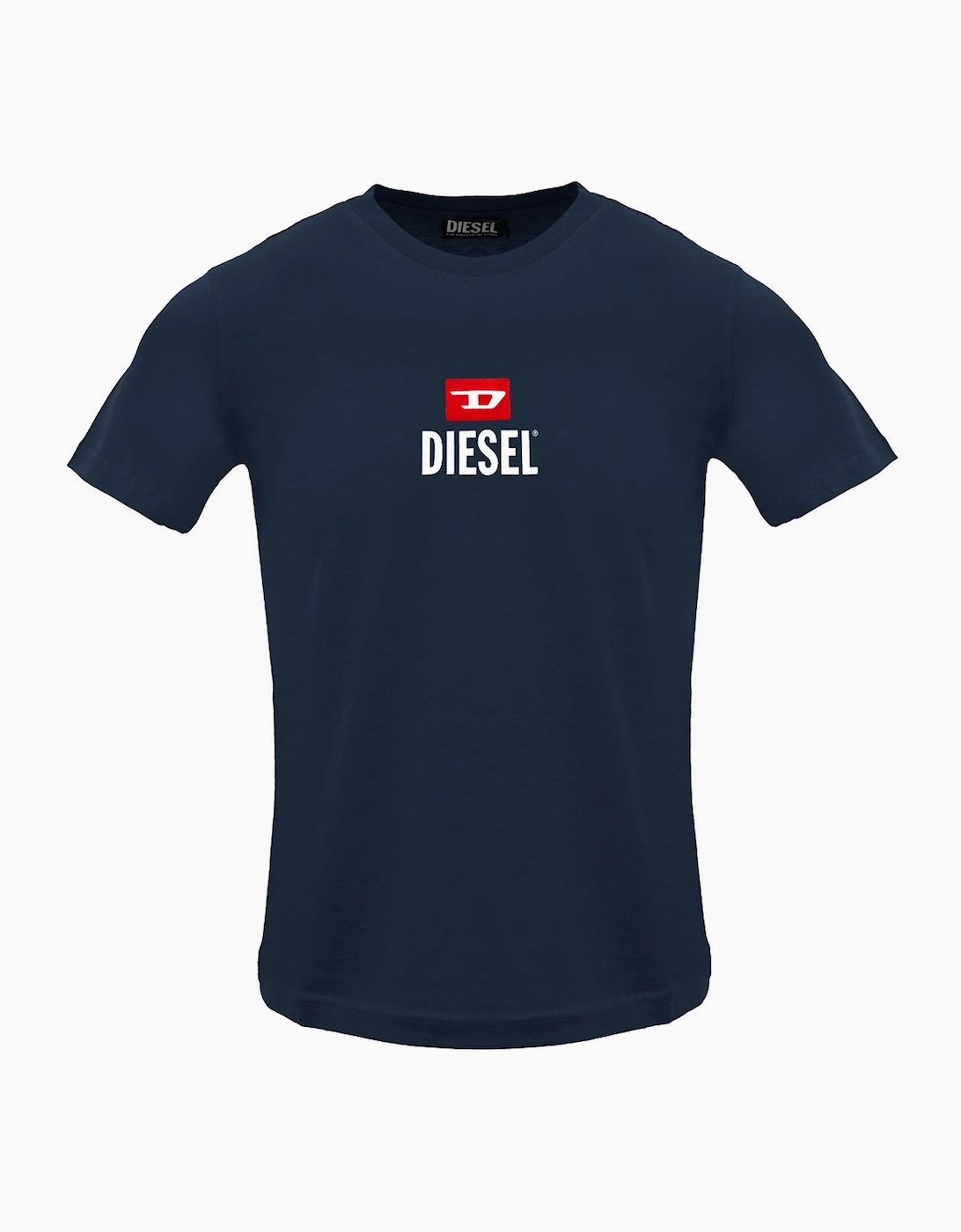 Diesel Men's Navy Just New D Logo Total Eclipse T-Shirt  40 L
