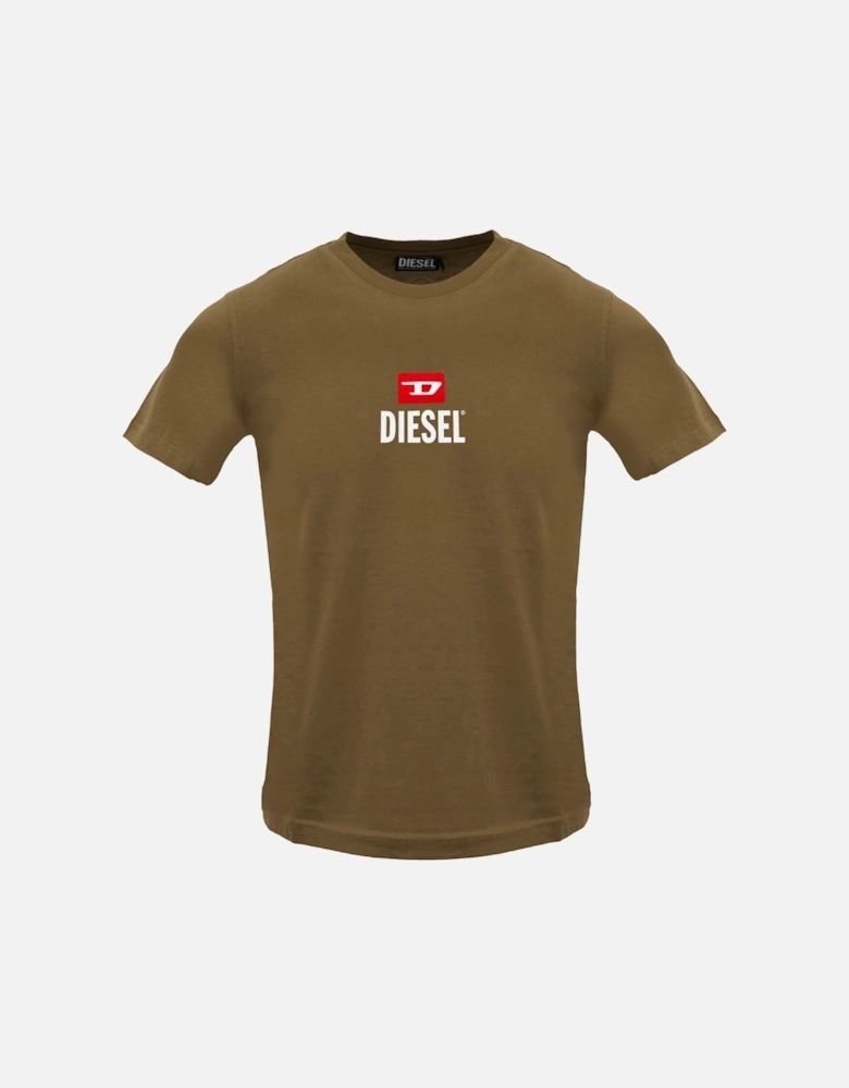 Just Small New D Logo Brown Coffee Liqueur T-Shirt