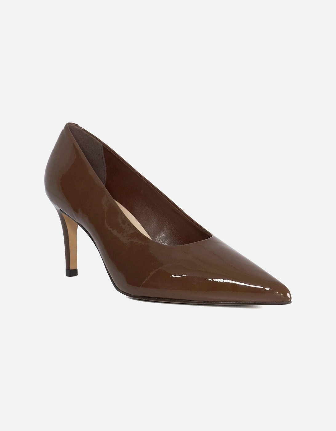 Dune Aspiring Leather Women's Brown Shoes, 6 of 5