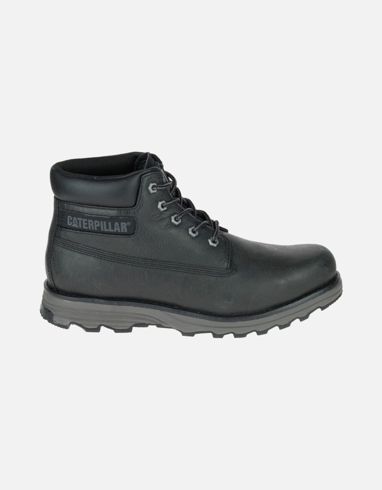 CAT Lifestyle Founder Nubuck Leather Men's Black Ankle Boots