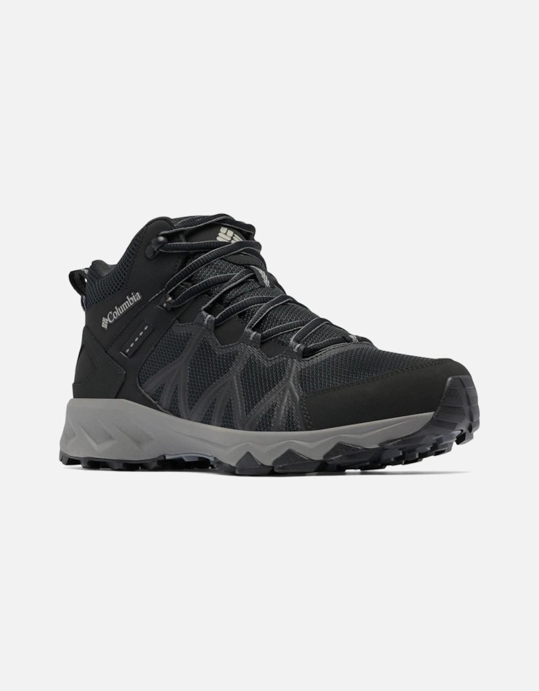 Peakfreak II Mid Outdry Polyester Men's Black/Titanium II Hiking Boots