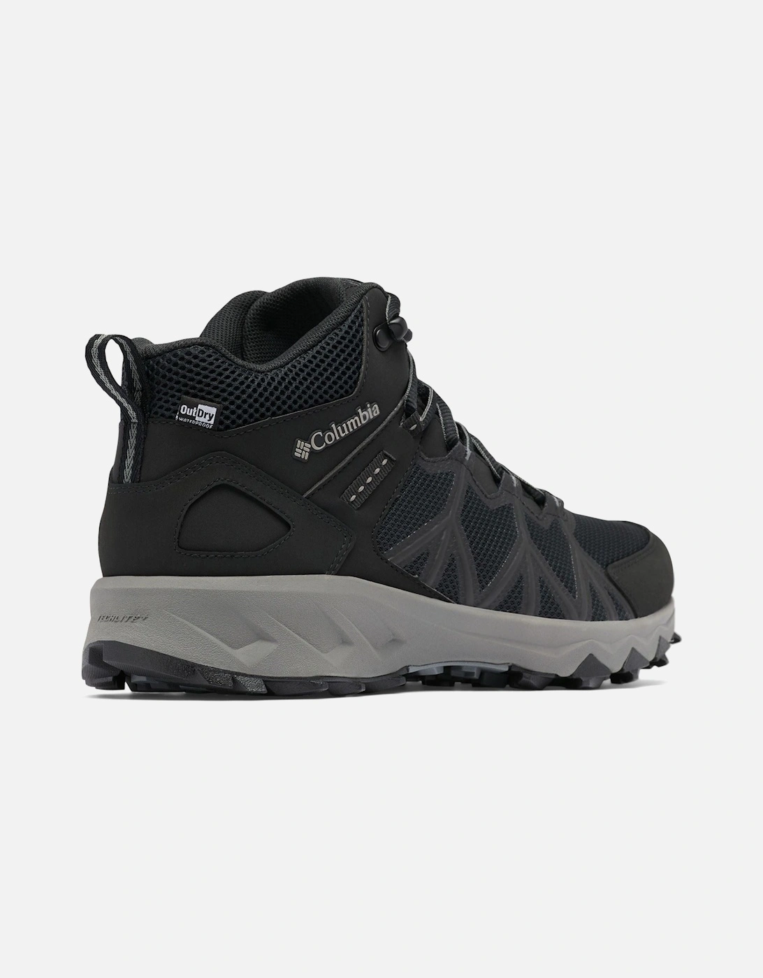 Peakfreak II Mid Outdry Polyester Men's Black/Titanium II Hiking Boots