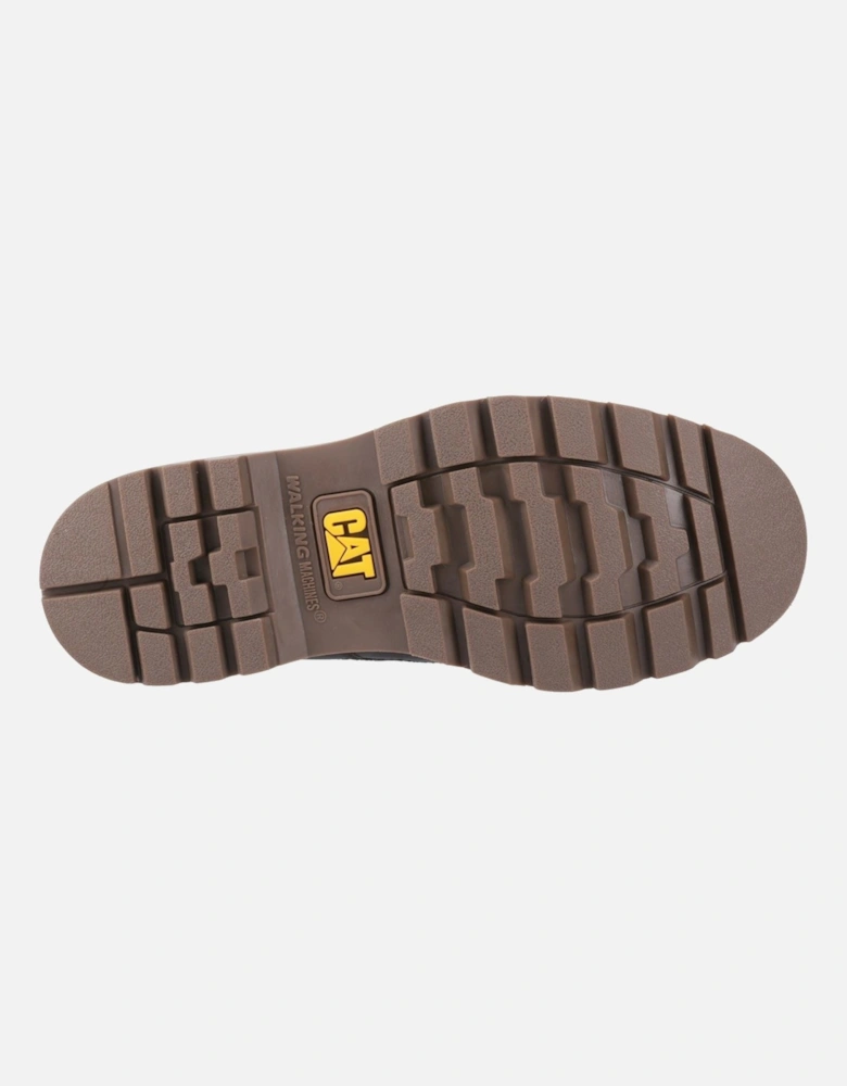 CAT Lifestyle Colorado Moc Toe Low Leather Men's Dark Brown Lace-Up Shoes