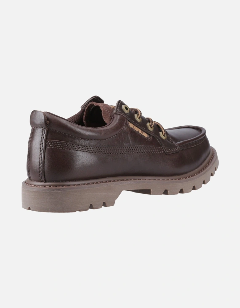 CAT Lifestyle Colorado Moc Toe Low Leather Men's Dark Brown Lace-Up Shoes