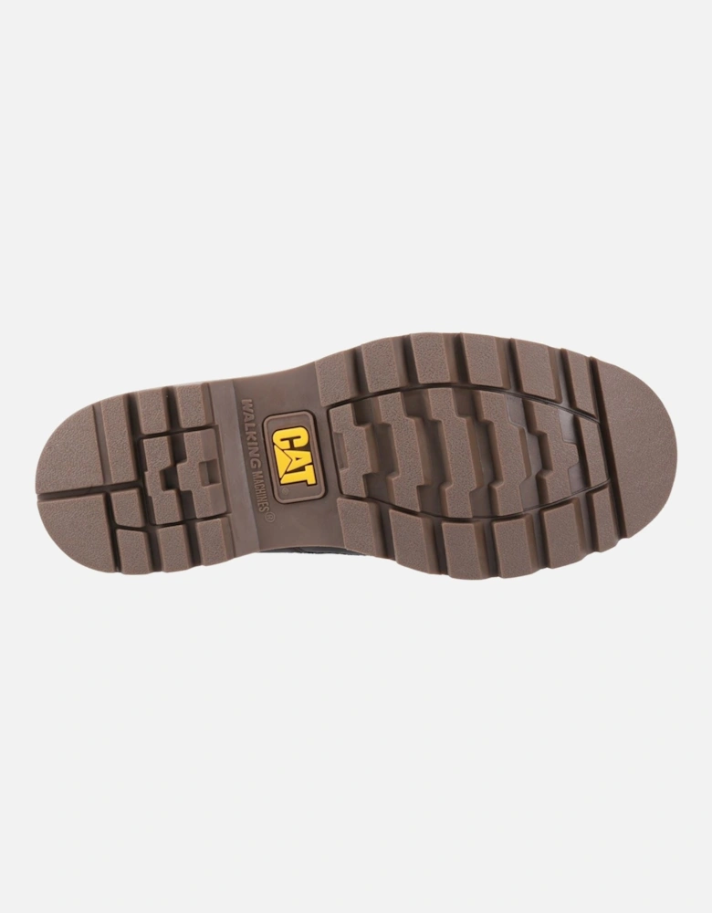 CAT Lifestyle Colorado Moc Toe Low Leather Men's Dark Brown Lace-Up Shoes