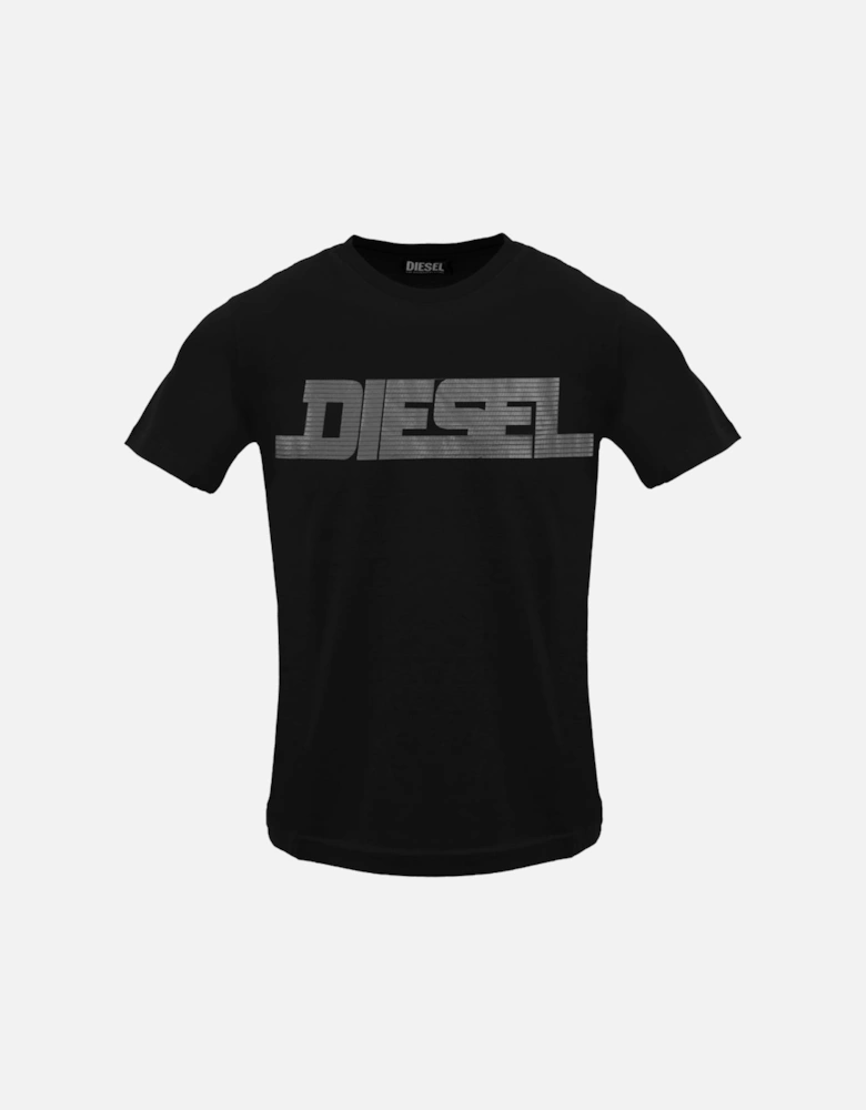 Monotone Logo Black Caviar T-Shirt