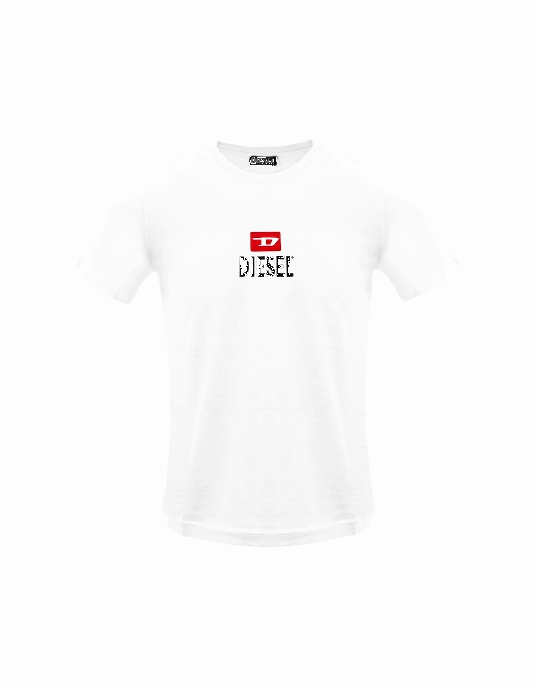 Small New D Logo Bright White T-Shirt, 3 of 2