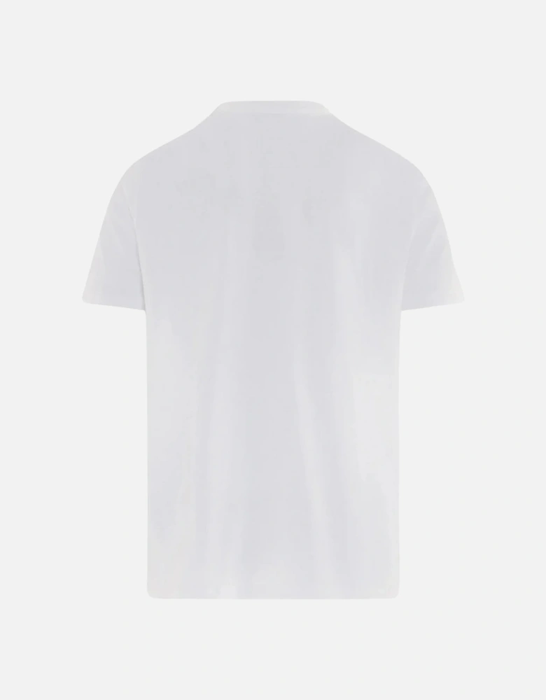 Small New D Logo Bright White T-Shirt
