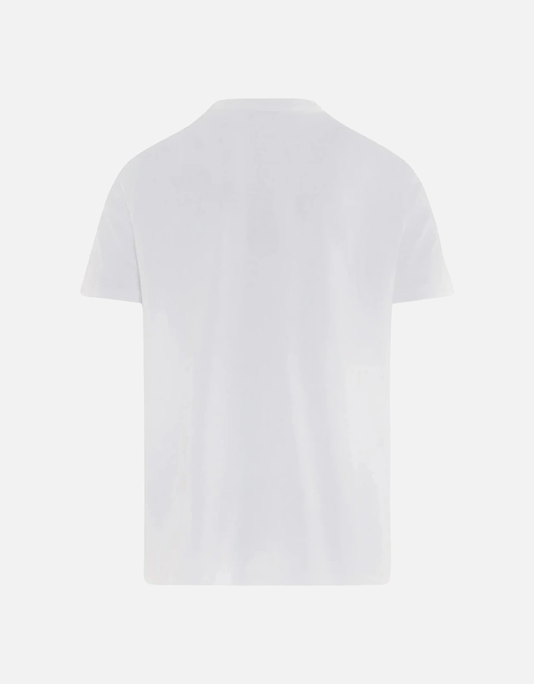 Small New D Logo Bright White T-Shirt