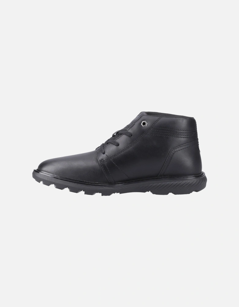 CAT Lifestyle Trey 2.0 Leather Men's Black Ankle Boots