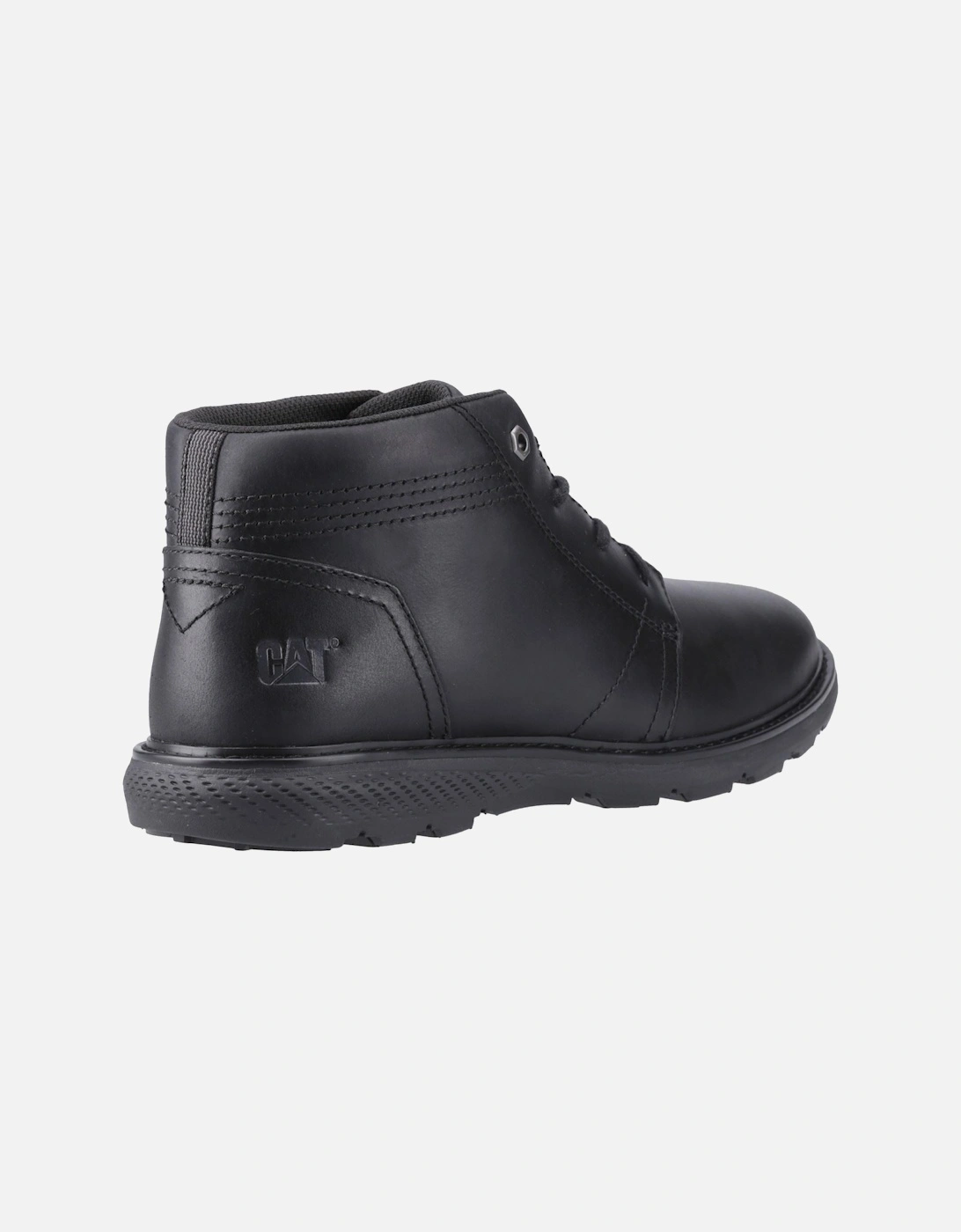 CAT Lifestyle Trey 2.0 Leather Men's Black Ankle Boots