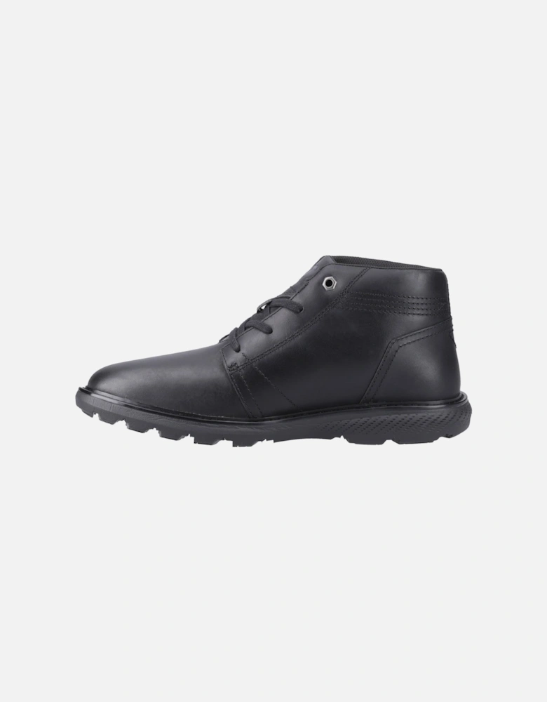 CAT Lifestyle Trey 2.0 Leather Men's Black Ankle Boots