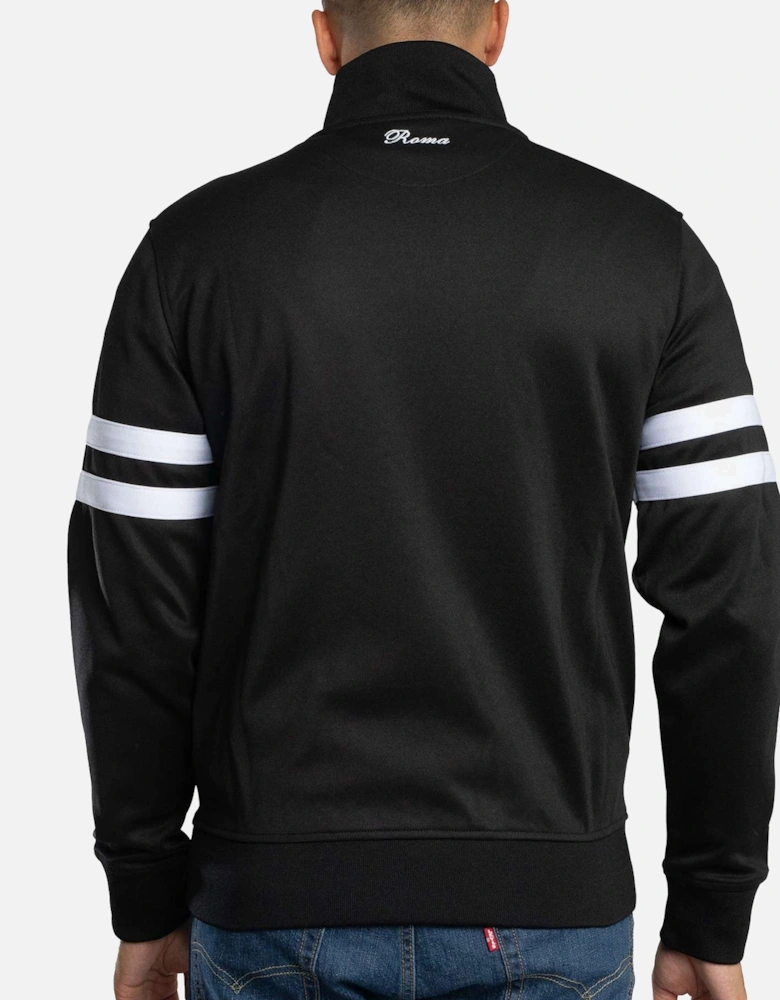 Roma Track Top Jacket Black