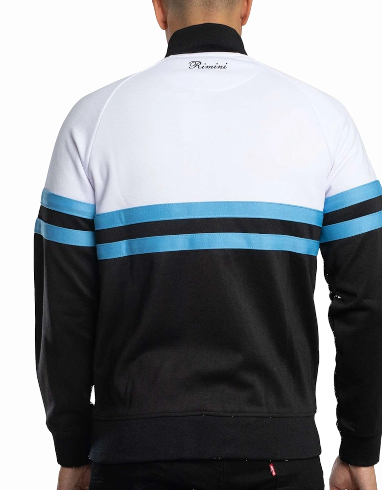 Rimini Track Top Jacket White/Blue/Black