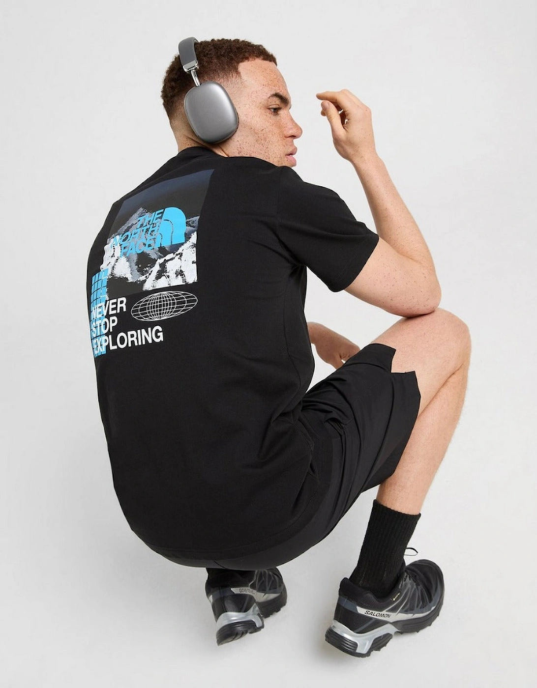 M Energy Graphic T-Shirt Black