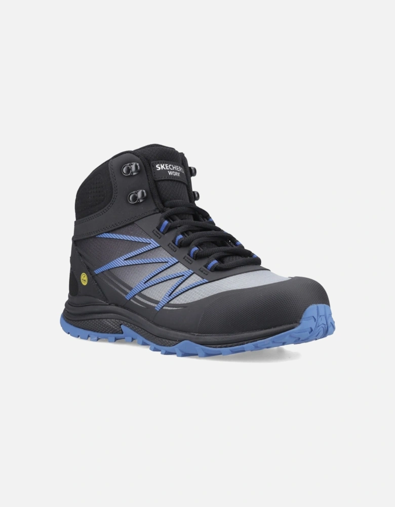 Puxal Firmle Leather Men's Black/Blue Safety Boots
