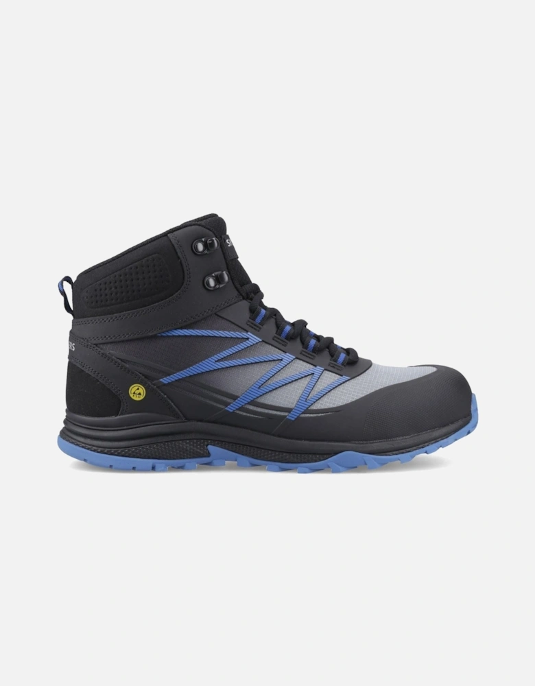Puxal Firmle Leather Men's Black/Blue Safety Boots
