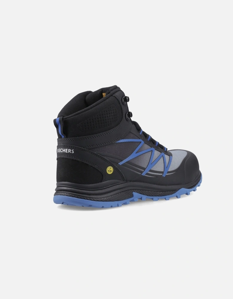 Puxal Firmle Leather Men's Black/Blue Safety Boots