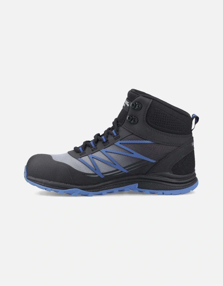 Puxal Firmle Leather Men's Black/Blue Safety Boots