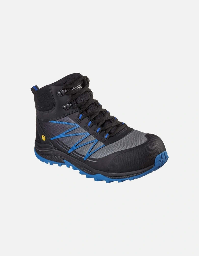 Puxal Firmle Leather Men's Black/Blue Safety Boots