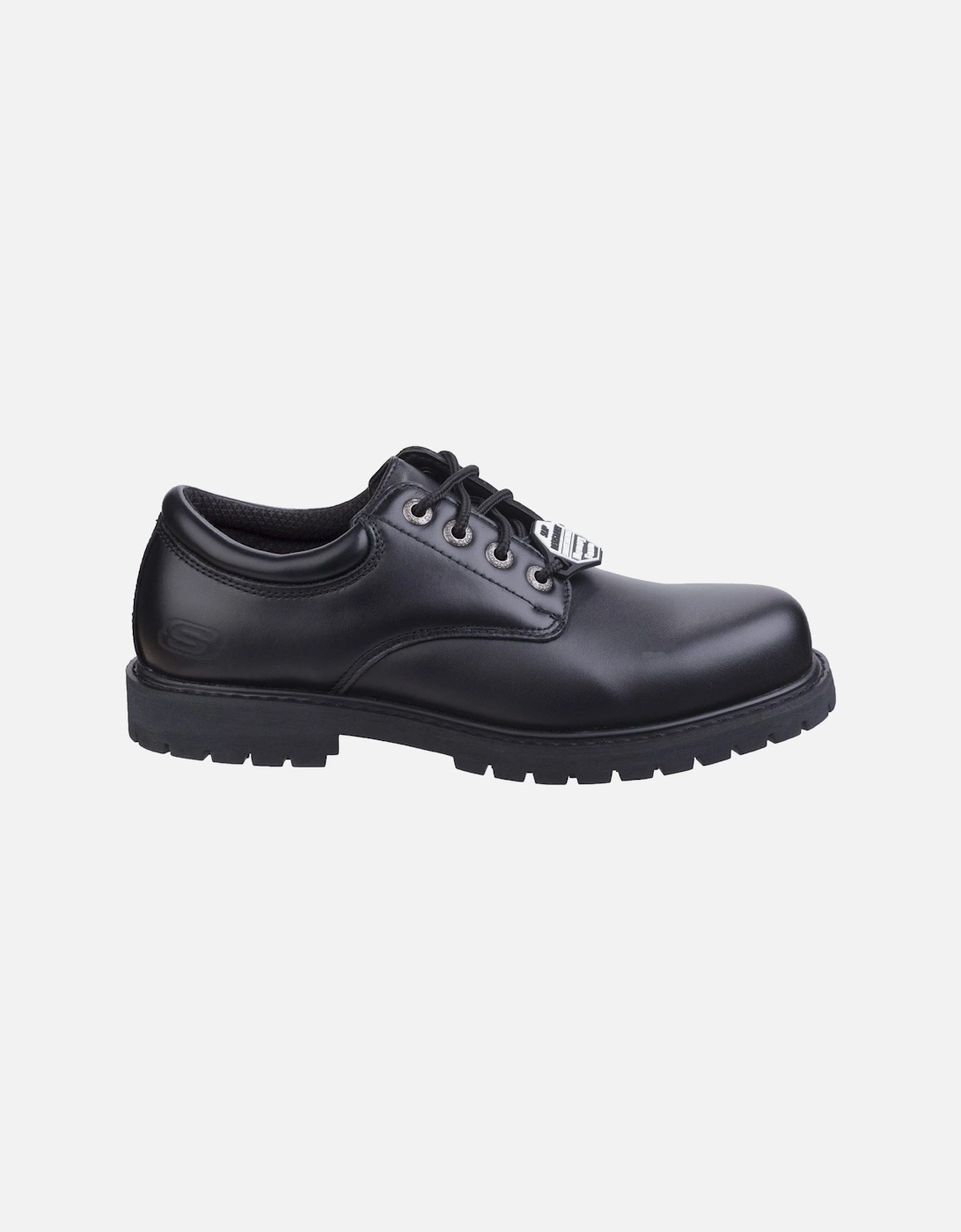 Cottonwood Elks Leather Men's Black Safety Shoes