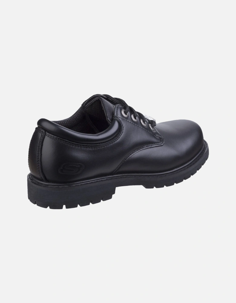 Cottonwood Elks Leather Men's Black Safety Shoes