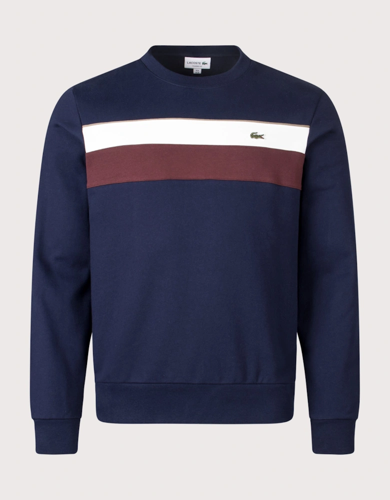 Colourblock Fleece Sweatshirt