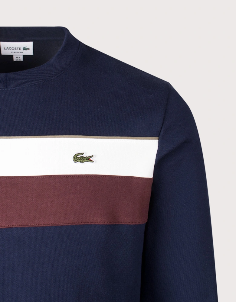 Colourblock Fleece Sweatshirt