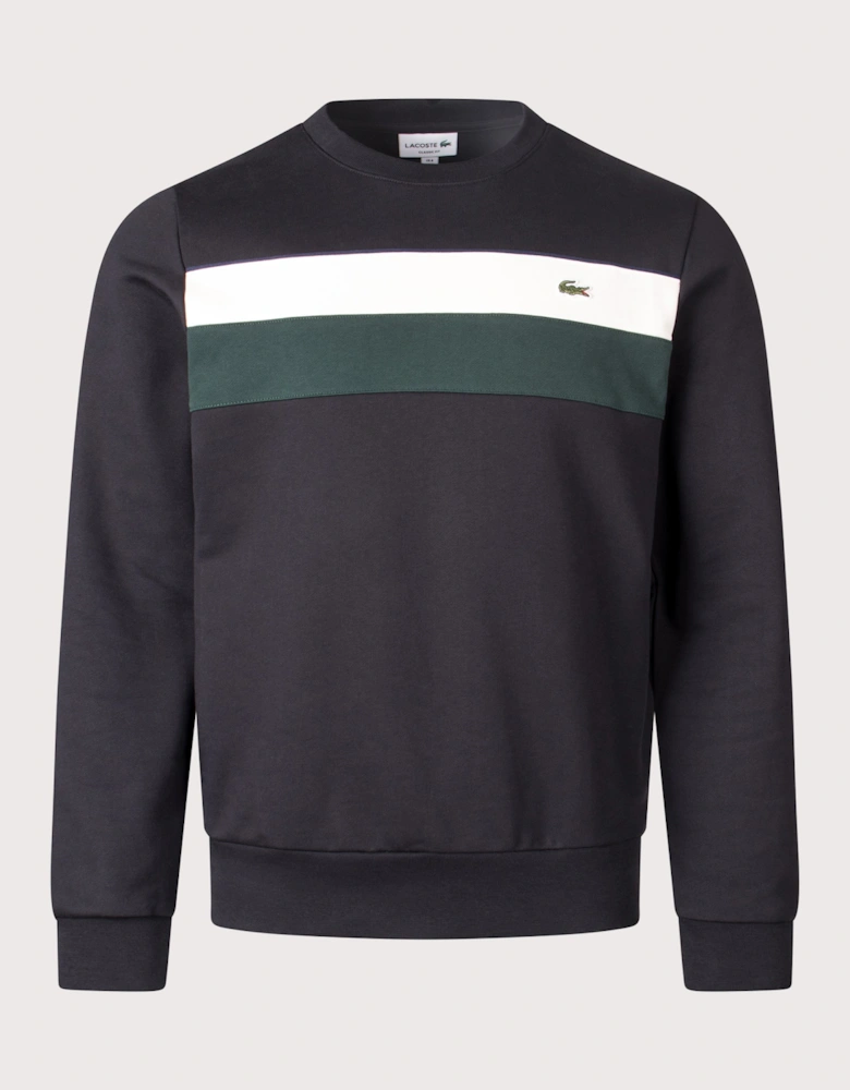 Colourblock Fleece Sweatshirt