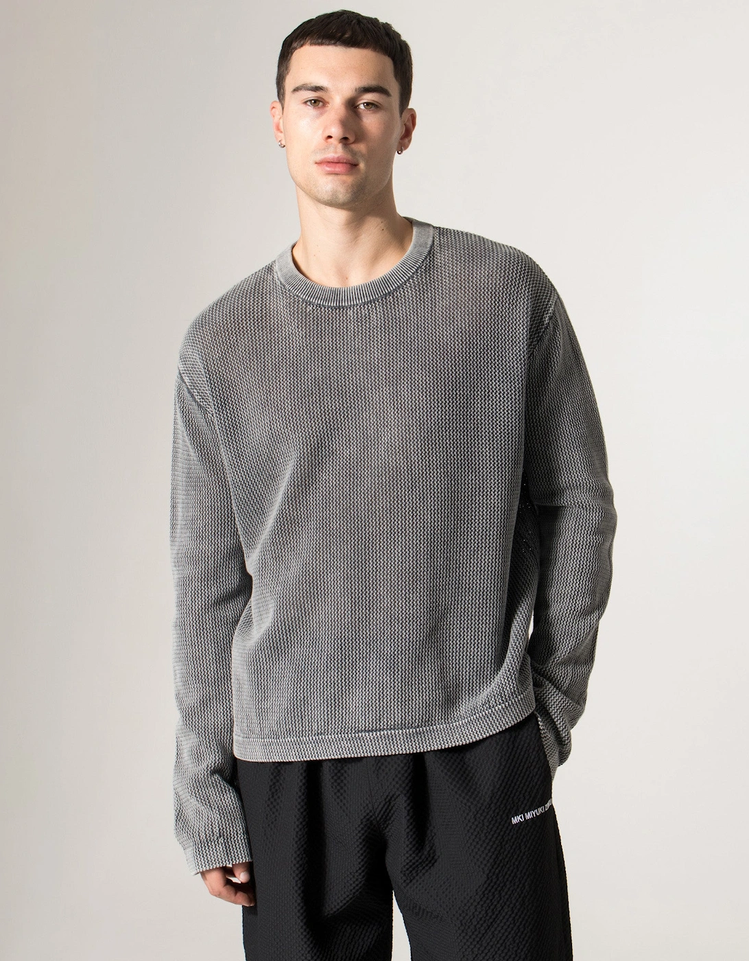 Pigment Dyed Loose Gauge Long Sleeve T-Shirt, 4 of 3