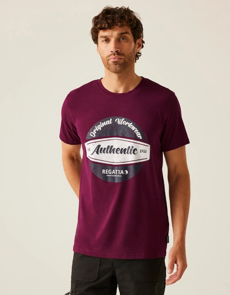 Professional Mens Original Cotton Short Sleeve T-Shirt