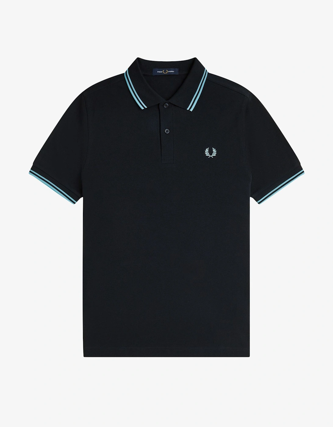M3600 Twin Tipped Shirt - Navy/Mint Blue, 8 of 7